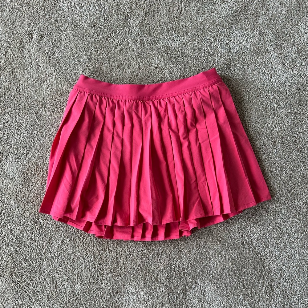lululemon athletica High-Rise Pleated Tennis Skirt in Glaze Pink